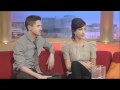 Hollywood stars Jessica Alba and Topher Grace talk about their new movie Valentine’s Day on GMTV
