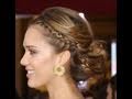 Jessica Alba updo for long or short hair!