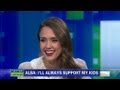 Jessica Alba on being raised a hardworker