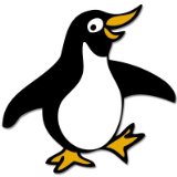 Penguin Jessica Alba panties sticker decal 4″ x 4″