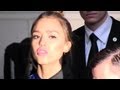 Paris Fashion Week 2013 – Jessica Alba – After Shiatzy Chen Show – Full Video