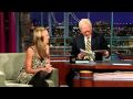 late show with david letterman and jesica alba